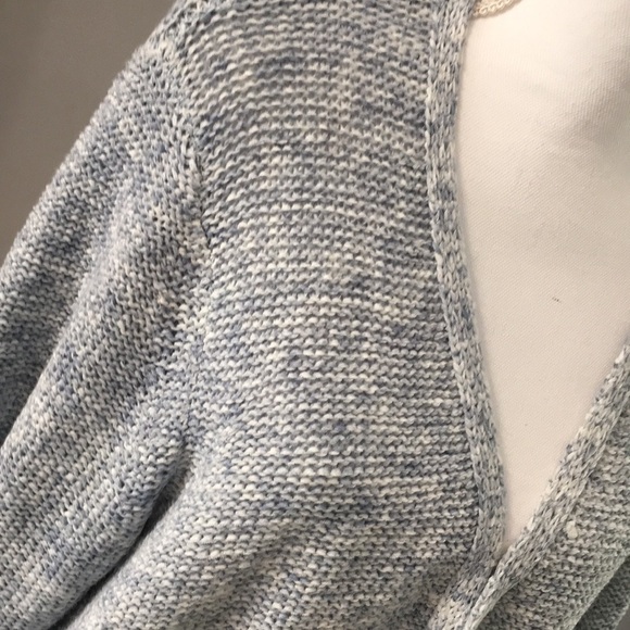 Blank NYC Gray knitted flyaway cardigan. Size XL - Picture 2 of 9
